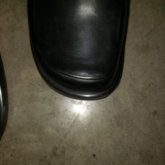 FRANCO SARTO Flex Black Italian Leather Loafers Driving Shoes size 10 - Picture 12 of 13